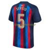 Original Fußballtrikot FC Barcelona Sergio 5 Heimtrikot 2022-23 Für Herren